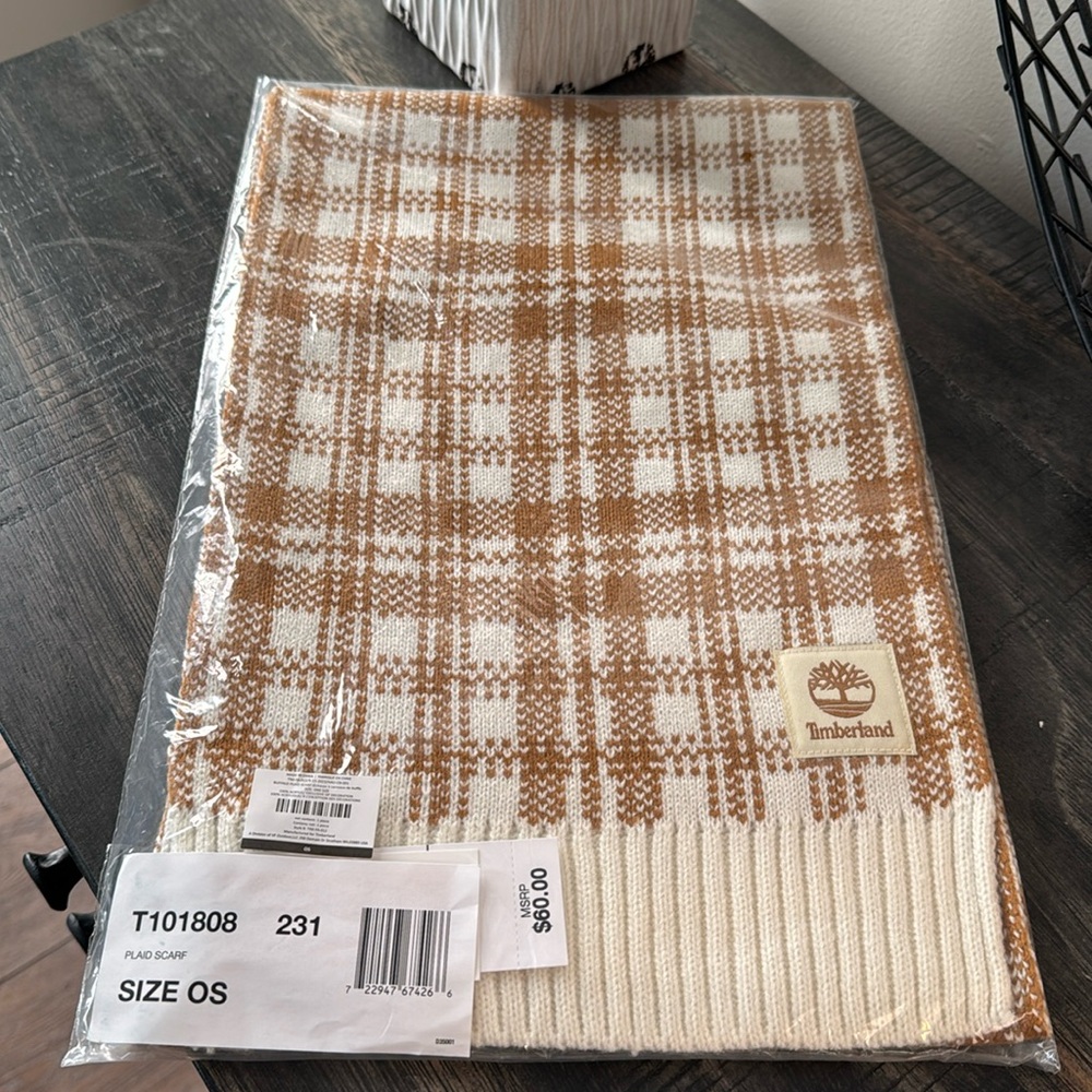 Timberland plaid scarf